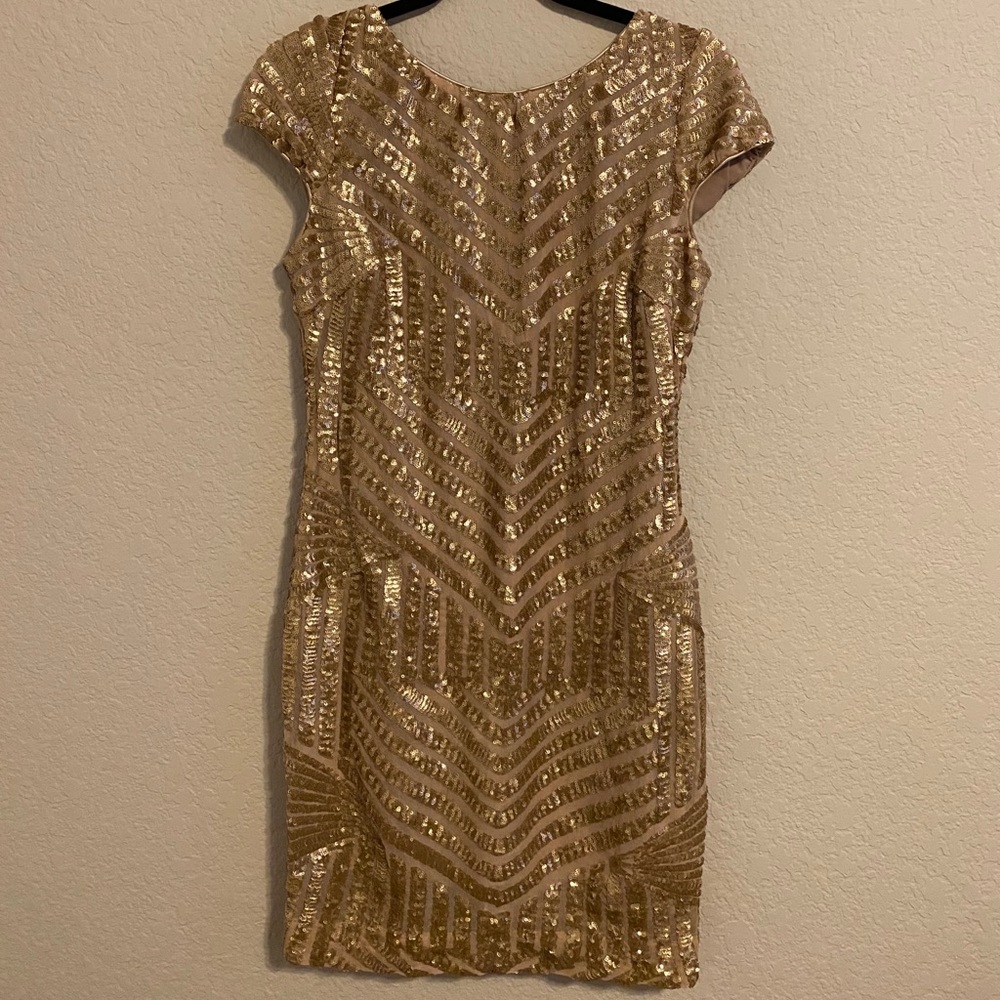 Dress the Population Tabitha Cap Sleeve Mini Dress